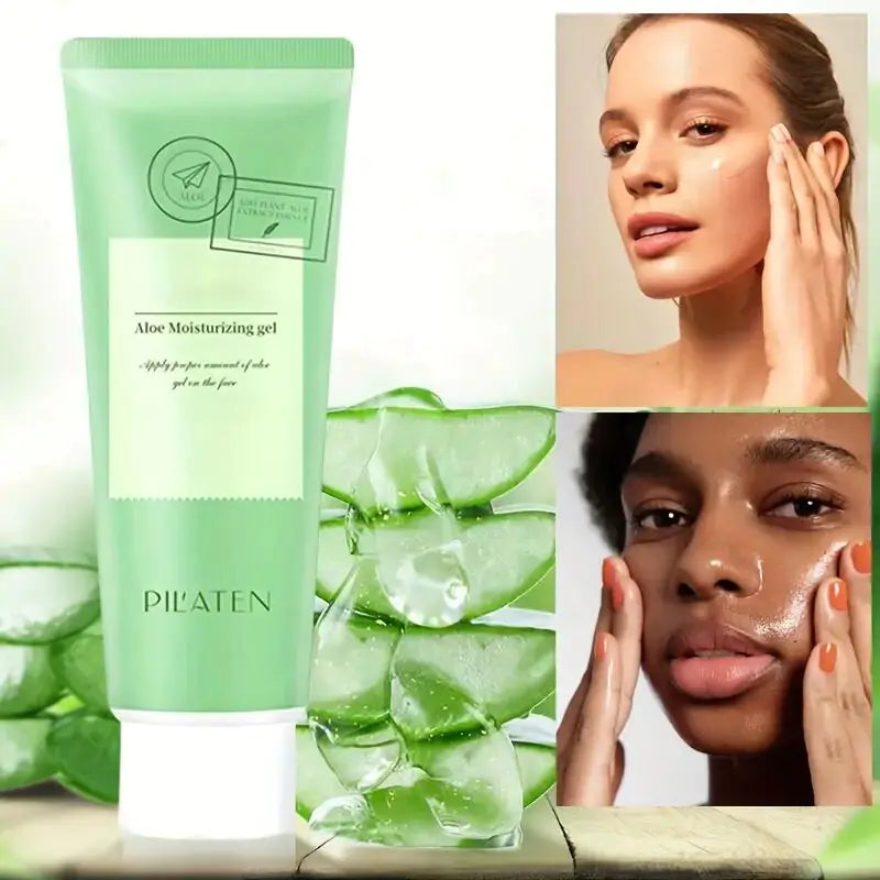 Gel d'Aloe Vera pour Hydratation et Soin Rafraîchissant du Visage